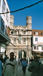 Veduta della citta di Canterbury