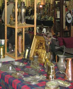 View of a London Antique Market 