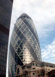 Gherkin by Norman Foster, SwissRe Bank 